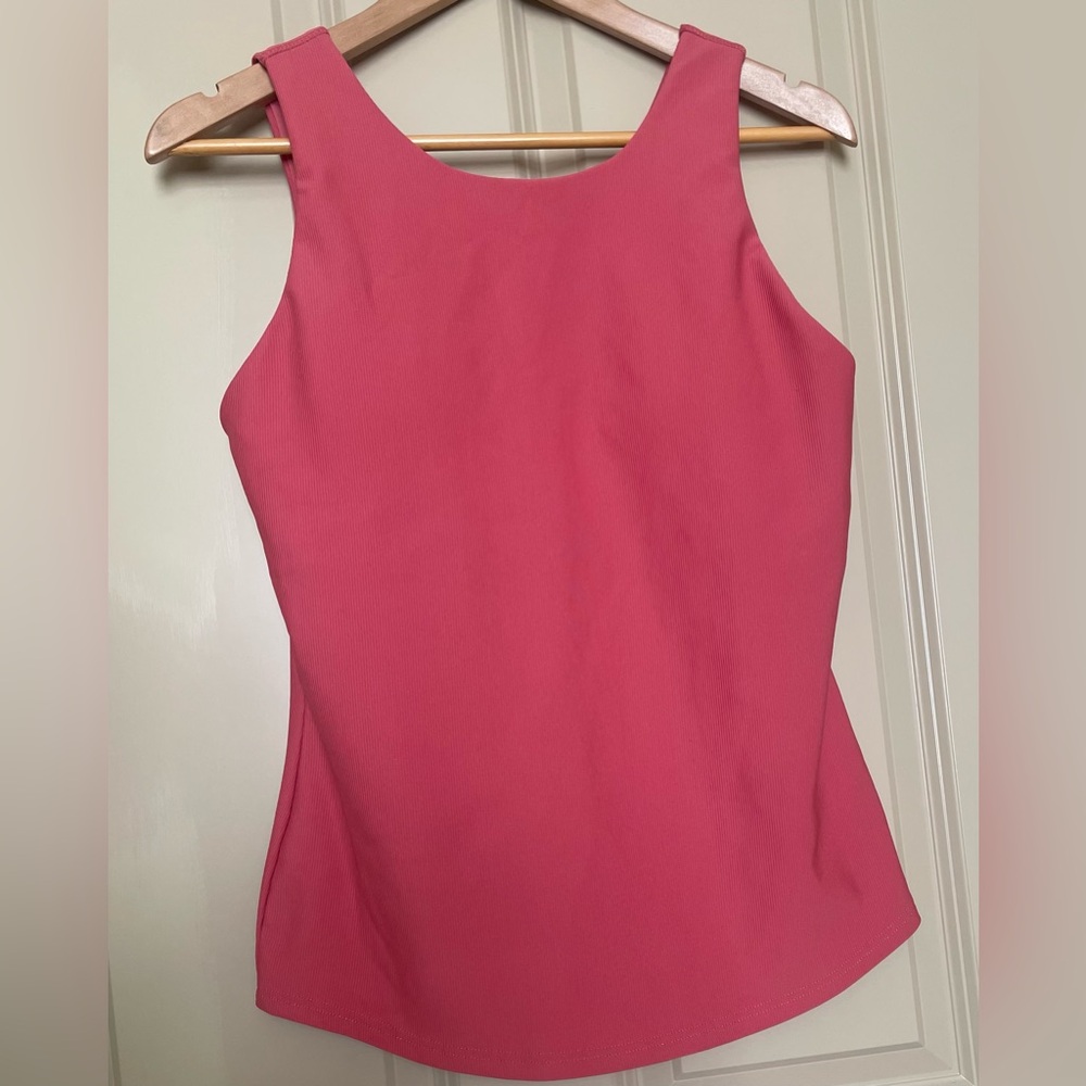 Women’s Pink Active Tank with Shelf Bra Size Medium